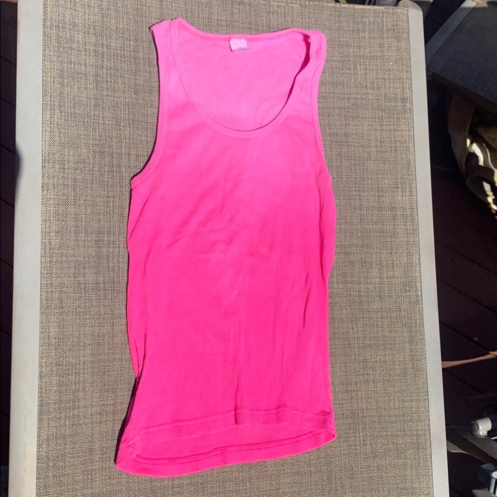 Ombré pink tank
